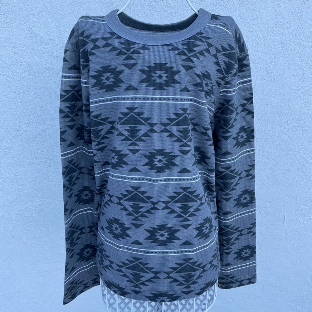 Crewneck Aztec Print